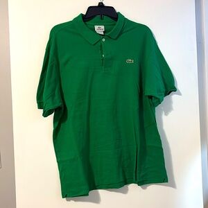 Men’s Lacoste polo.